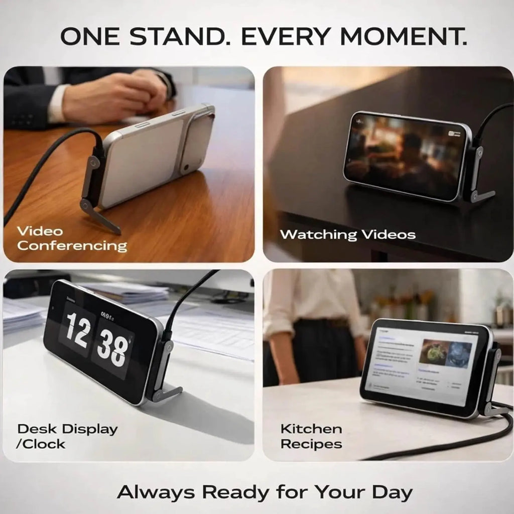 240W Type-C Charging Cable with Invisible Phone Stand